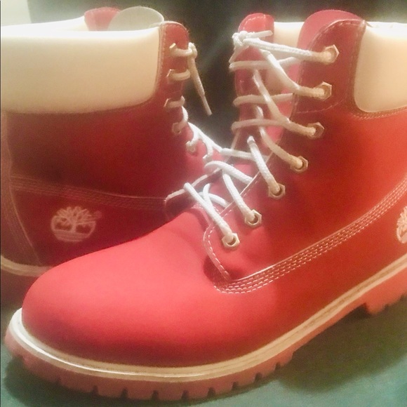 red timberlands size 12
